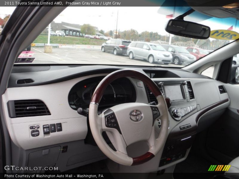 Predawn Gray Mica / Light Gray 2011 Toyota Sienna Limited AWD