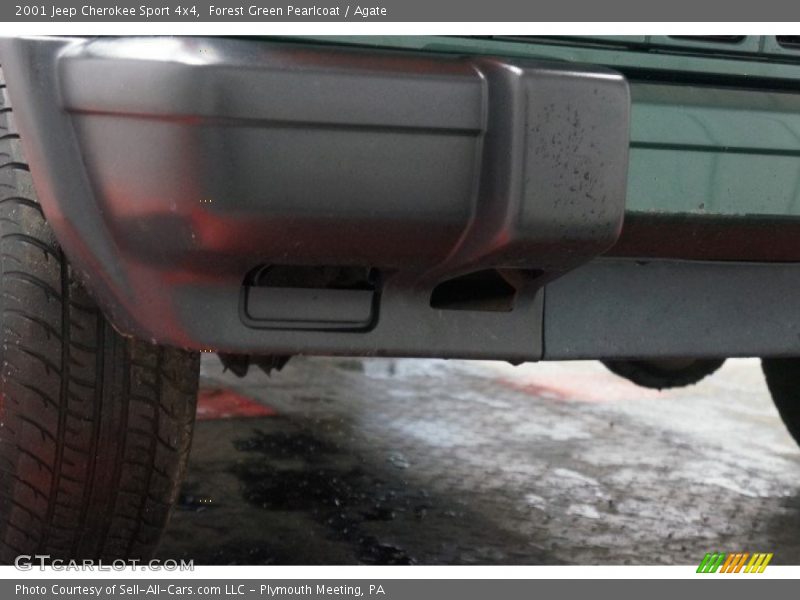 Forest Green Pearlcoat / Agate 2001 Jeep Cherokee Sport 4x4