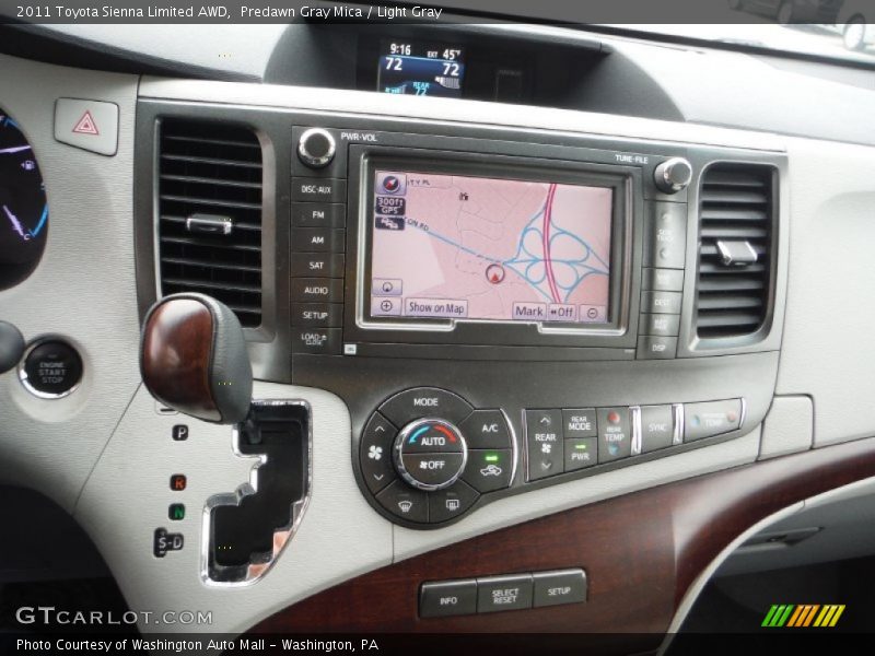 Predawn Gray Mica / Light Gray 2011 Toyota Sienna Limited AWD