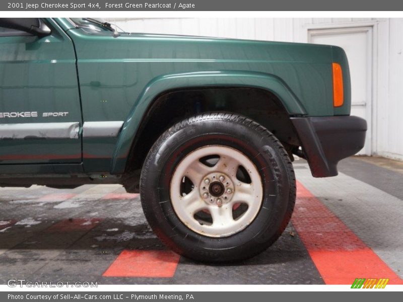 Forest Green Pearlcoat / Agate 2001 Jeep Cherokee Sport 4x4