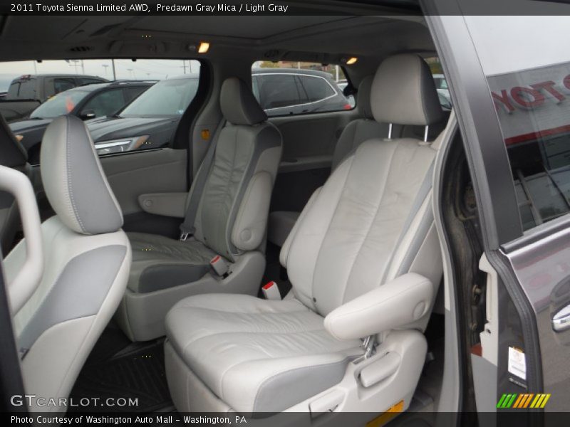 Predawn Gray Mica / Light Gray 2011 Toyota Sienna Limited AWD