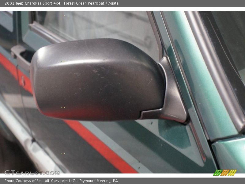 Forest Green Pearlcoat / Agate 2001 Jeep Cherokee Sport 4x4