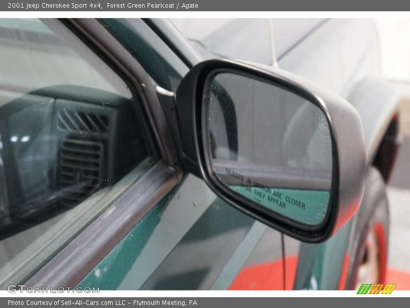 Forest Green Pearlcoat / Agate 2001 Jeep Cherokee Sport 4x4