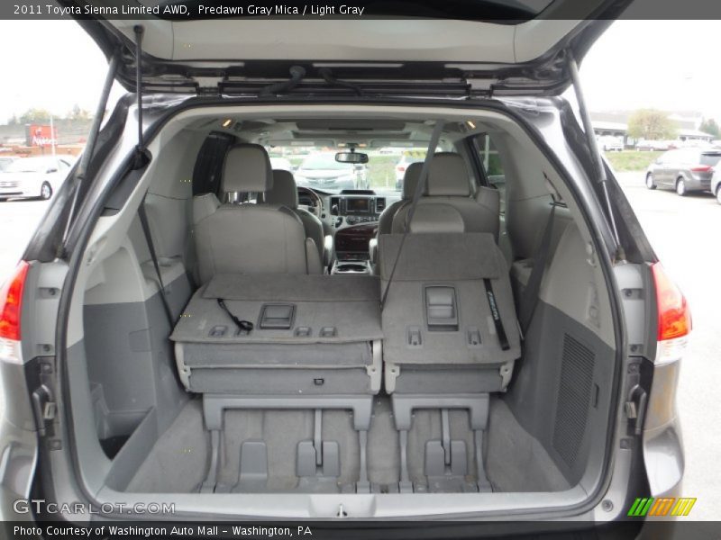 Predawn Gray Mica / Light Gray 2011 Toyota Sienna Limited AWD