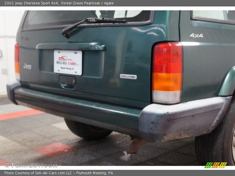 Forest Green Pearlcoat / Agate 2001 Jeep Cherokee Sport 4x4