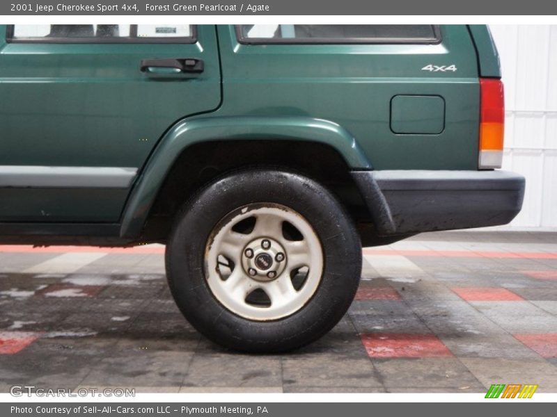 Forest Green Pearlcoat / Agate 2001 Jeep Cherokee Sport 4x4
