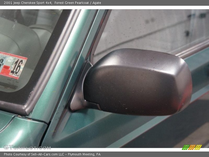 Forest Green Pearlcoat / Agate 2001 Jeep Cherokee Sport 4x4