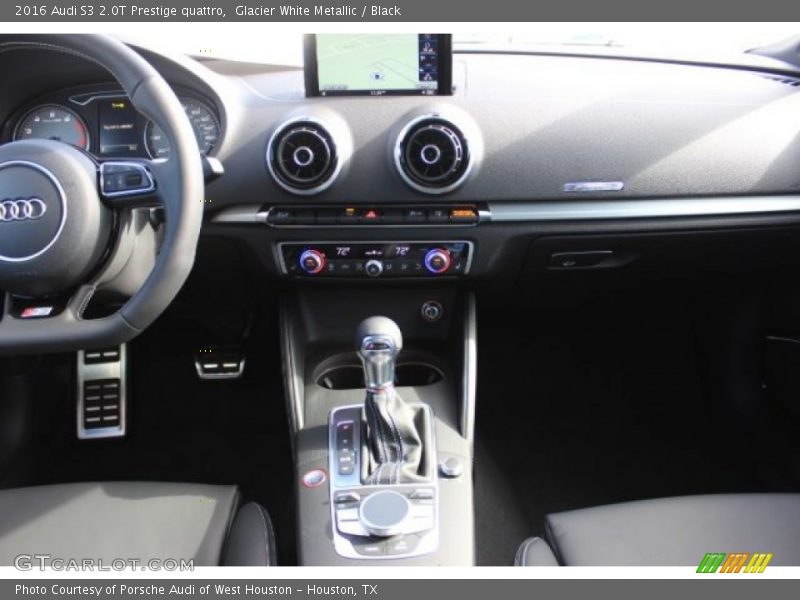 Glacier White Metallic / Black 2016 Audi S3 2.0T Prestige quattro