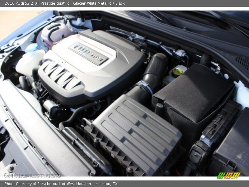 Glacier White Metallic / Black 2016 Audi S3 2.0T Prestige quattro