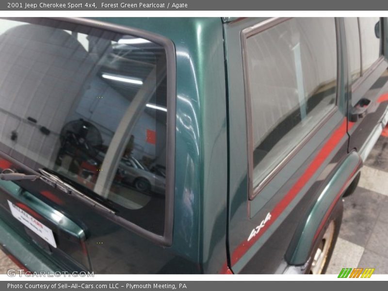 Forest Green Pearlcoat / Agate 2001 Jeep Cherokee Sport 4x4