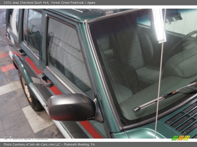 Forest Green Pearlcoat / Agate 2001 Jeep Cherokee Sport 4x4