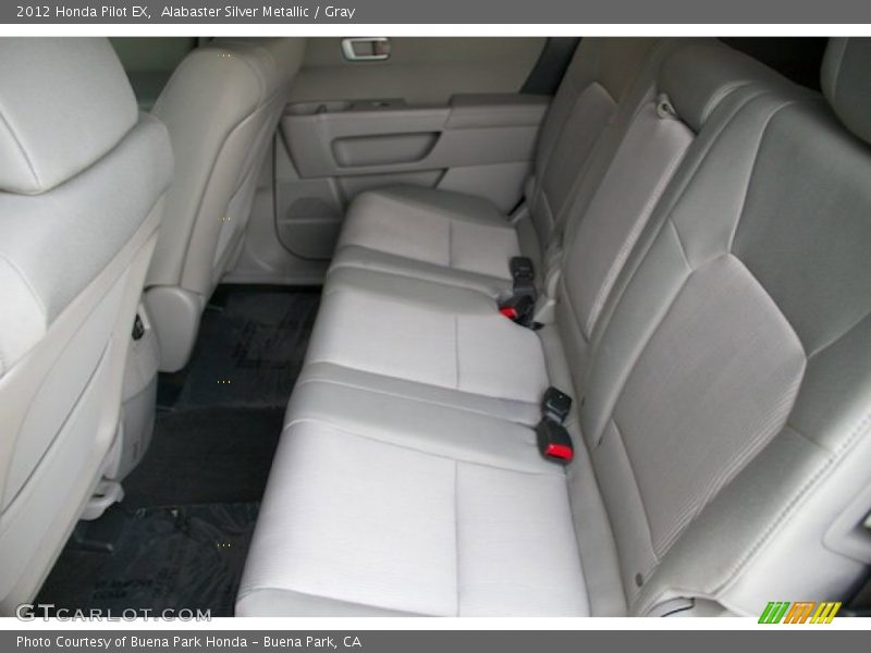 Alabaster Silver Metallic / Gray 2012 Honda Pilot EX