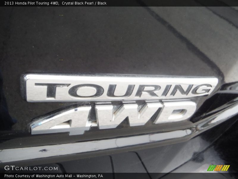 Crystal Black Pearl / Black 2013 Honda Pilot Touring 4WD
