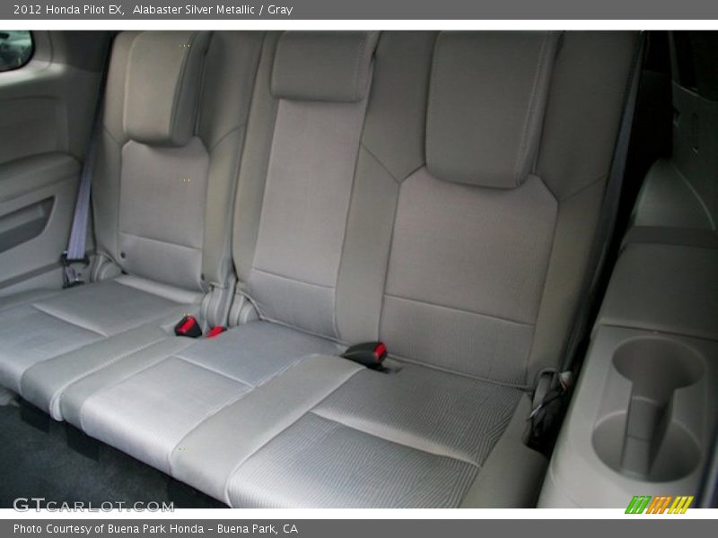 Alabaster Silver Metallic / Gray 2012 Honda Pilot EX