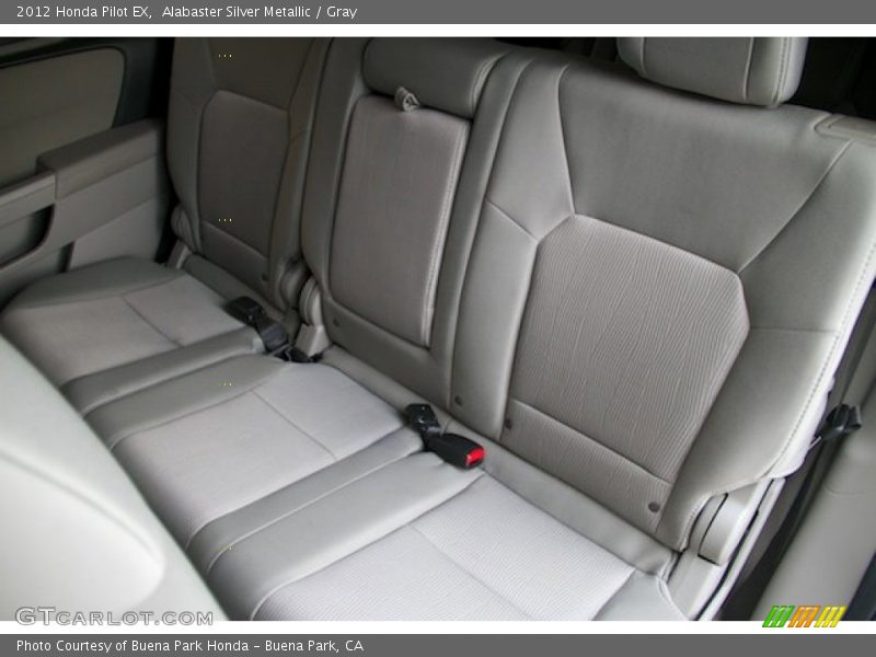 Alabaster Silver Metallic / Gray 2012 Honda Pilot EX