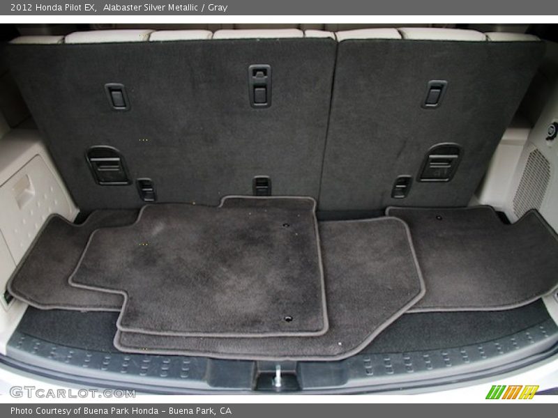 Alabaster Silver Metallic / Gray 2012 Honda Pilot EX