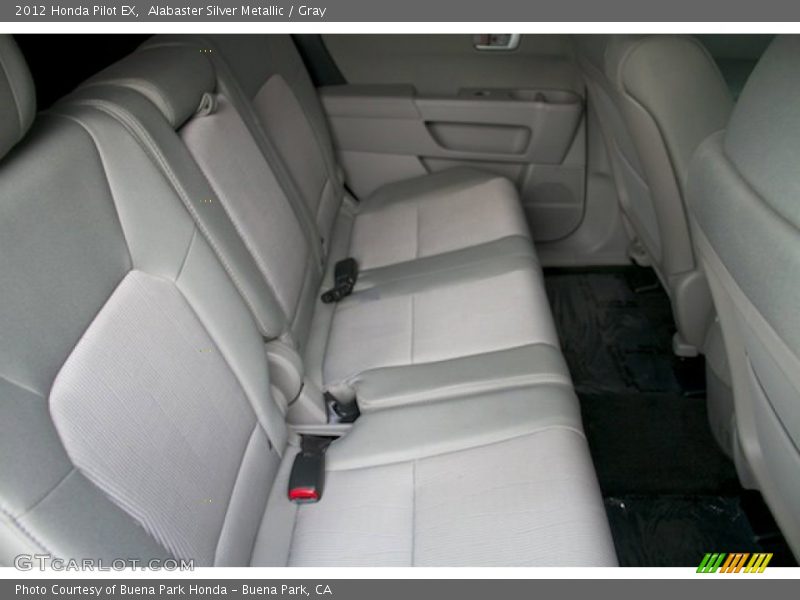 Alabaster Silver Metallic / Gray 2012 Honda Pilot EX