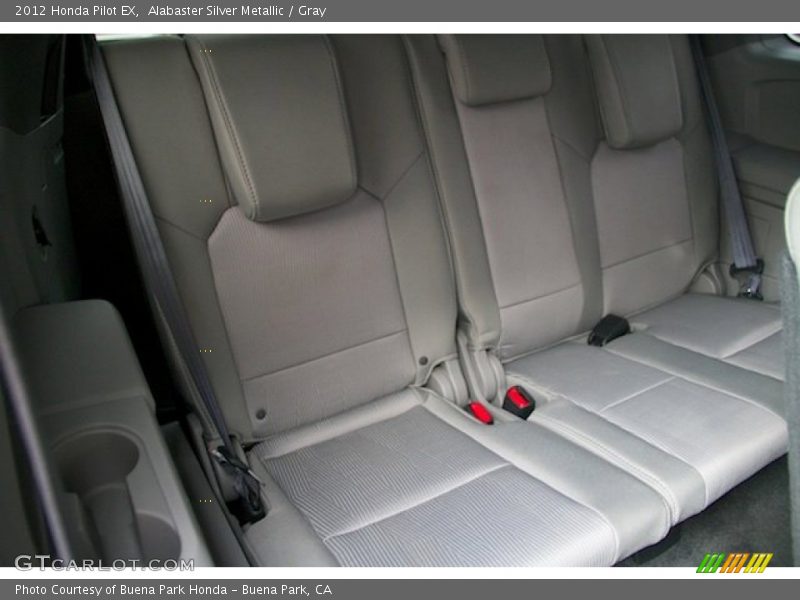 Alabaster Silver Metallic / Gray 2012 Honda Pilot EX