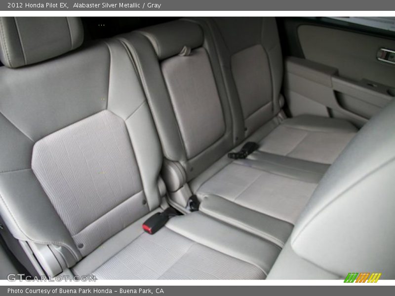 Alabaster Silver Metallic / Gray 2012 Honda Pilot EX