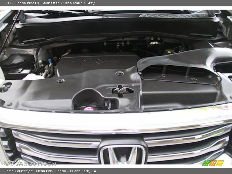 Alabaster Silver Metallic / Gray 2012 Honda Pilot EX
