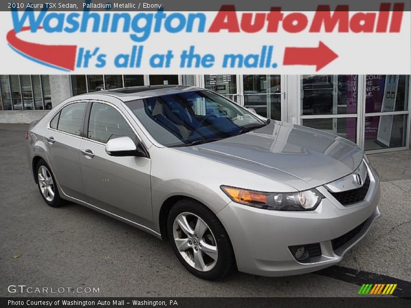 Palladium Metallic / Ebony 2010 Acura TSX Sedan