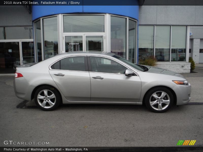 Palladium Metallic / Ebony 2010 Acura TSX Sedan