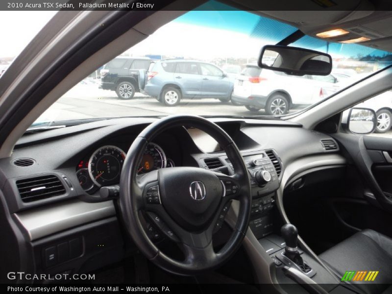 Palladium Metallic / Ebony 2010 Acura TSX Sedan