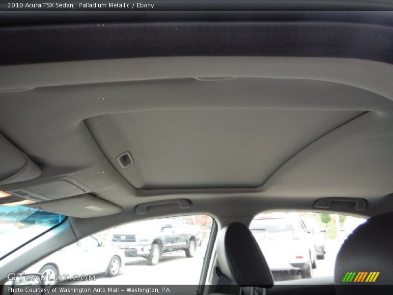 Palladium Metallic / Ebony 2010 Acura TSX Sedan
