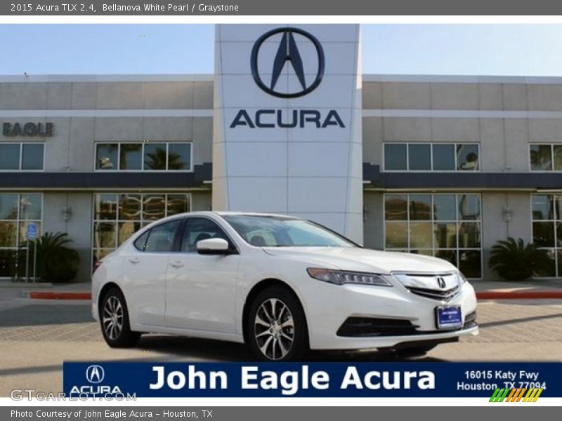 Bellanova White Pearl / Graystone 2015 Acura TLX 2.4
