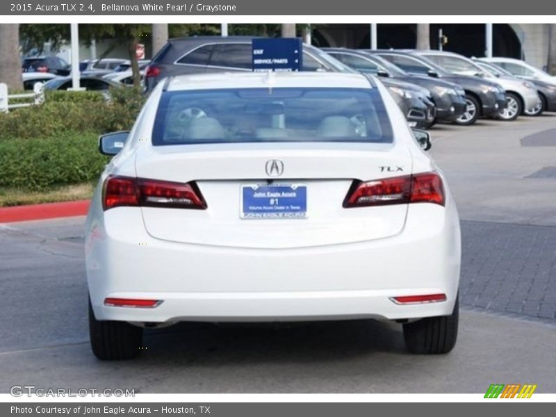 Bellanova White Pearl / Graystone 2015 Acura TLX 2.4