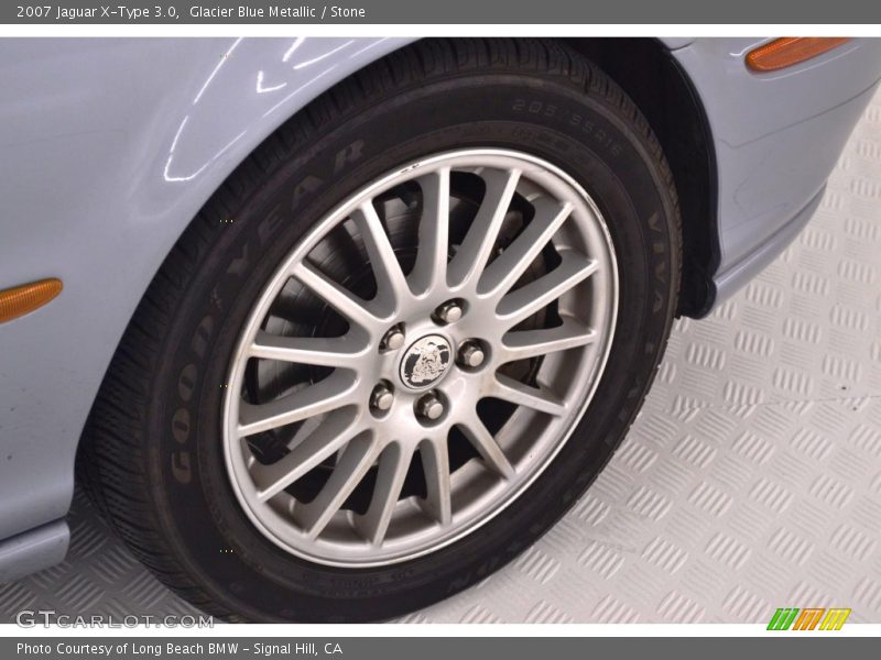 Glacier Blue Metallic / Stone 2007 Jaguar X-Type 3.0