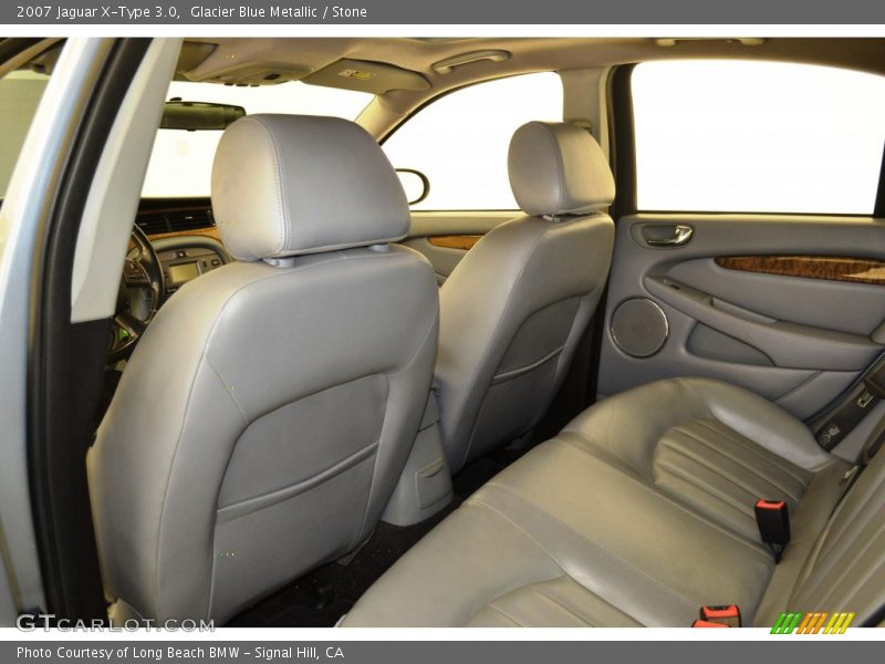 Glacier Blue Metallic / Stone 2007 Jaguar X-Type 3.0