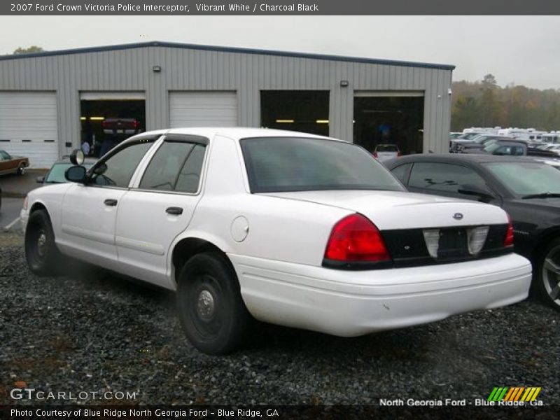Vibrant White / Charcoal Black 2007 Ford Crown Victoria Police Interceptor