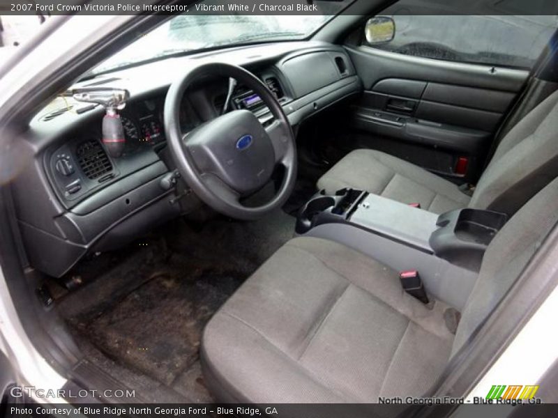 Vibrant White / Charcoal Black 2007 Ford Crown Victoria Police Interceptor