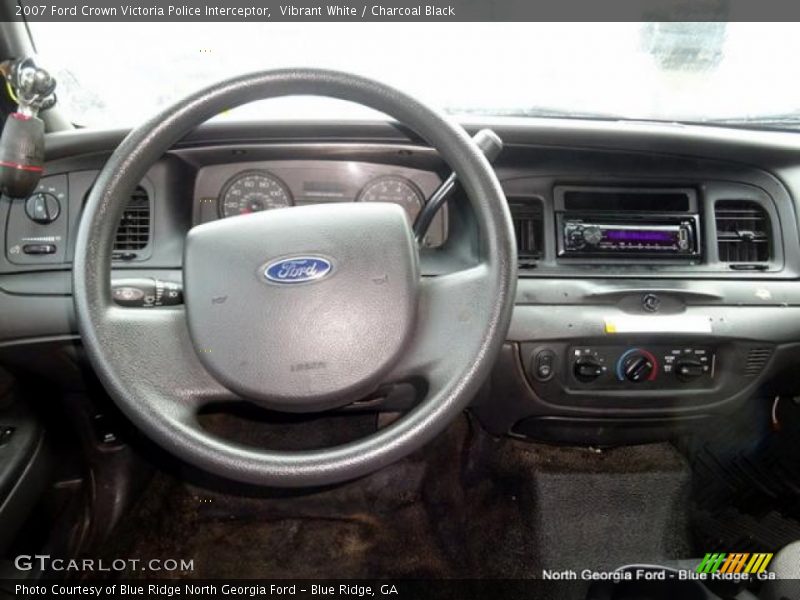 Vibrant White / Charcoal Black 2007 Ford Crown Victoria Police Interceptor