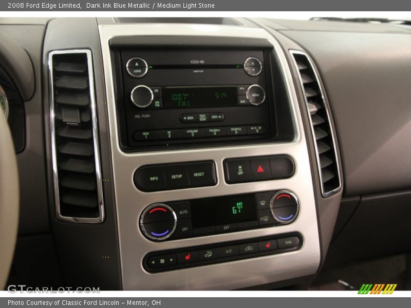 Dark Ink Blue Metallic / Medium Light Stone 2008 Ford Edge Limited