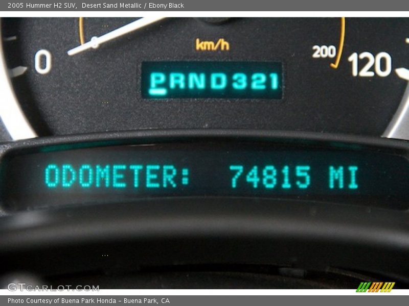 Desert Sand Metallic / Ebony Black 2005 Hummer H2 SUV