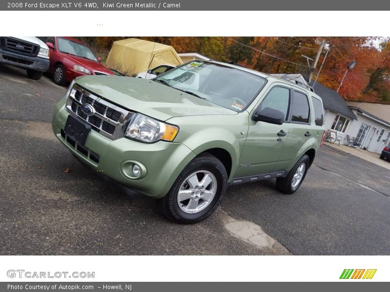 Kiwi Green Metallic / Camel 2008 Ford Escape XLT V6 4WD