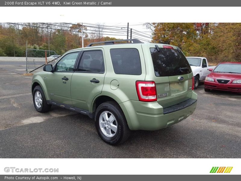 Kiwi Green Metallic / Camel 2008 Ford Escape XLT V6 4WD