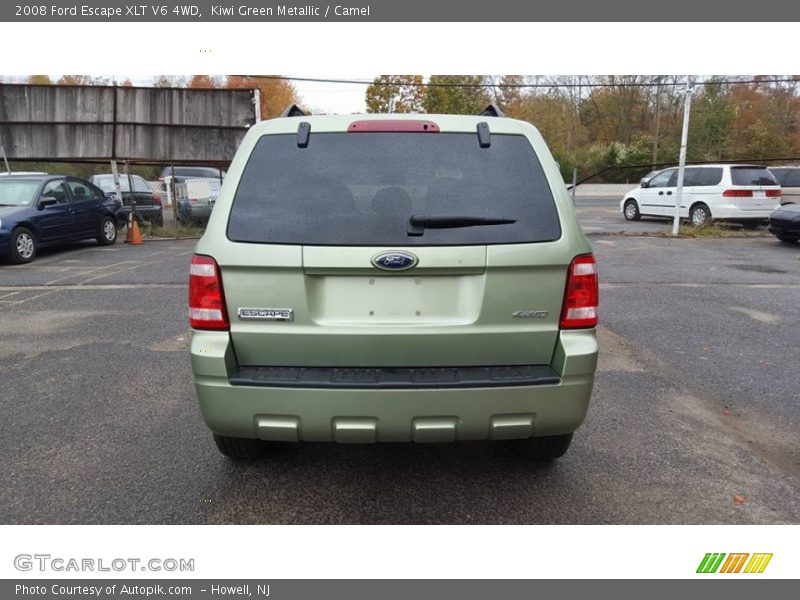Kiwi Green Metallic / Camel 2008 Ford Escape XLT V6 4WD