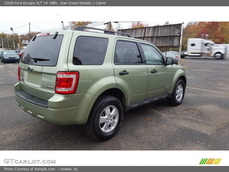 Kiwi Green Metallic / Camel 2008 Ford Escape XLT V6 4WD