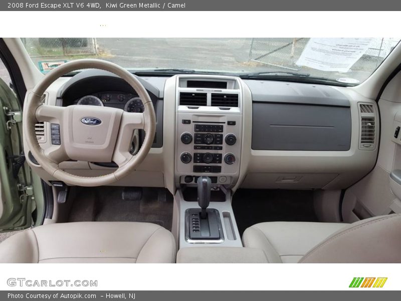 Kiwi Green Metallic / Camel 2008 Ford Escape XLT V6 4WD
