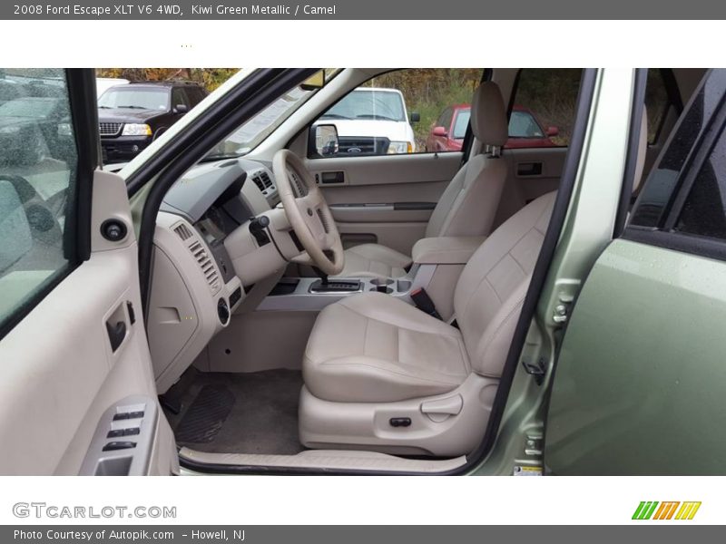 Kiwi Green Metallic / Camel 2008 Ford Escape XLT V6 4WD