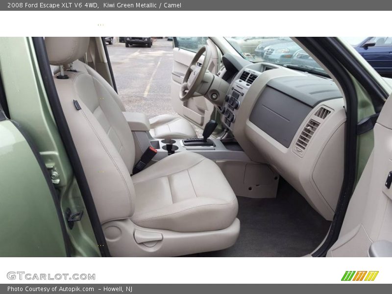 Kiwi Green Metallic / Camel 2008 Ford Escape XLT V6 4WD