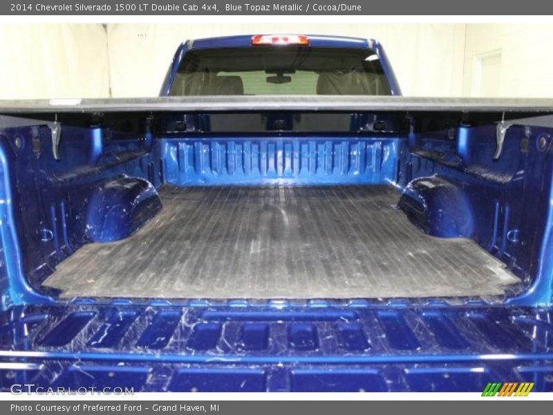 Blue Topaz Metallic / Cocoa/Dune 2014 Chevrolet Silverado 1500 LT Double Cab 4x4