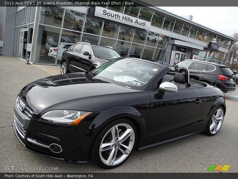 Phantom Black Pearl Effect / Black 2013 Audi TT S 2.0T quattro Roadster