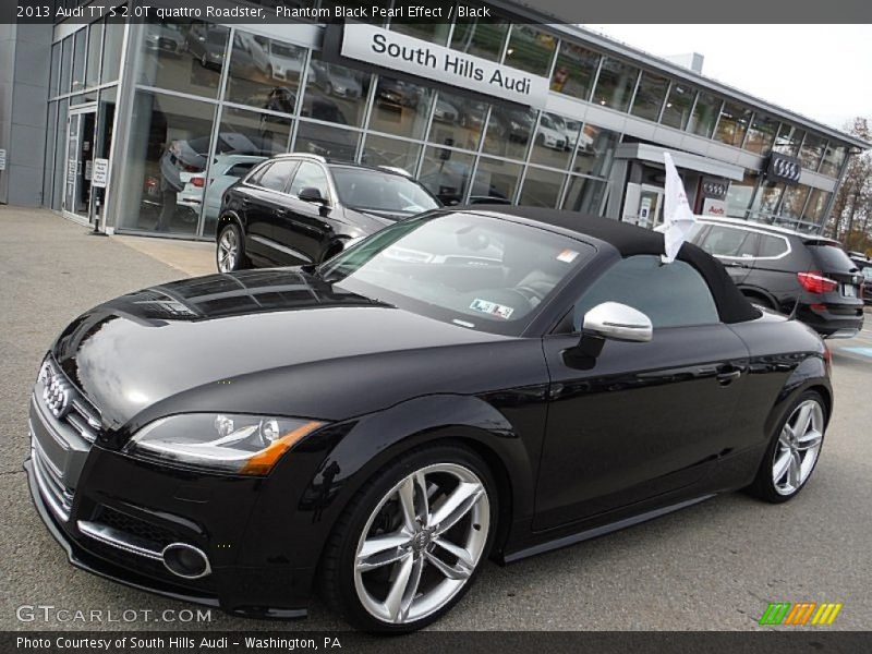 Phantom Black Pearl Effect / Black 2013 Audi TT S 2.0T quattro Roadster