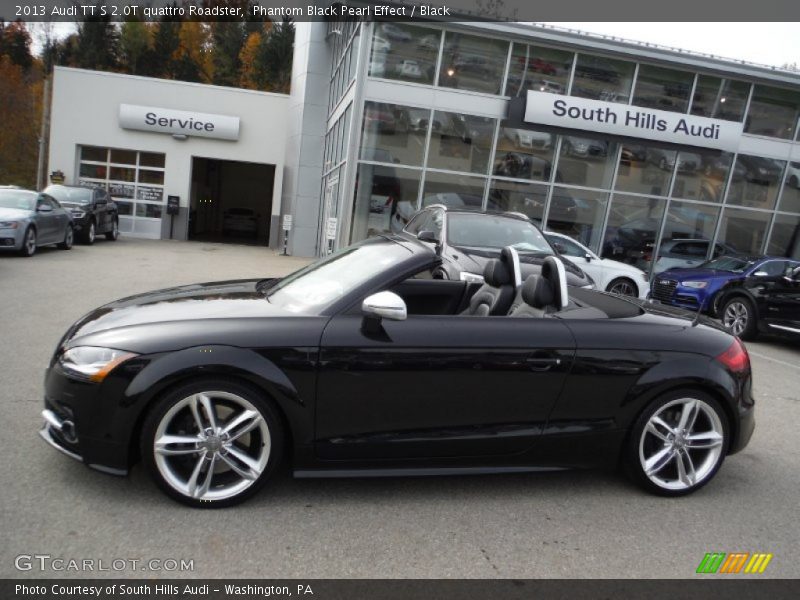 Phantom Black Pearl Effect / Black 2013 Audi TT S 2.0T quattro Roadster