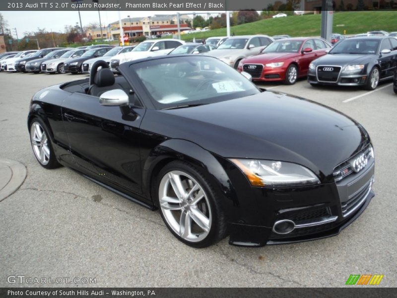 Phantom Black Pearl Effect / Black 2013 Audi TT S 2.0T quattro Roadster