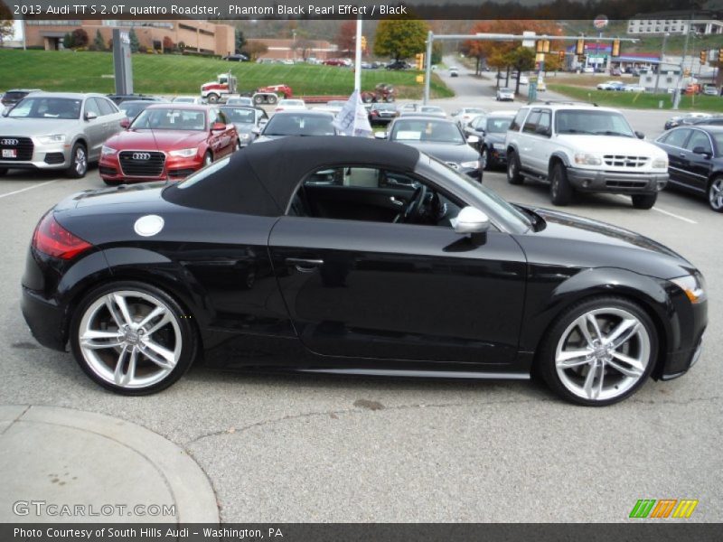 Phantom Black Pearl Effect / Black 2013 Audi TT S 2.0T quattro Roadster